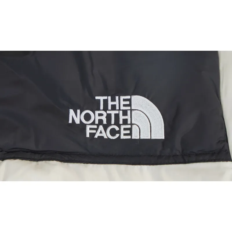  The North Face Black and Blackish White Down Jacket