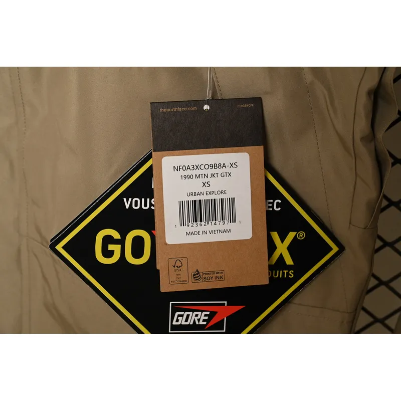  The North Face Black and Light Khaki Jackets