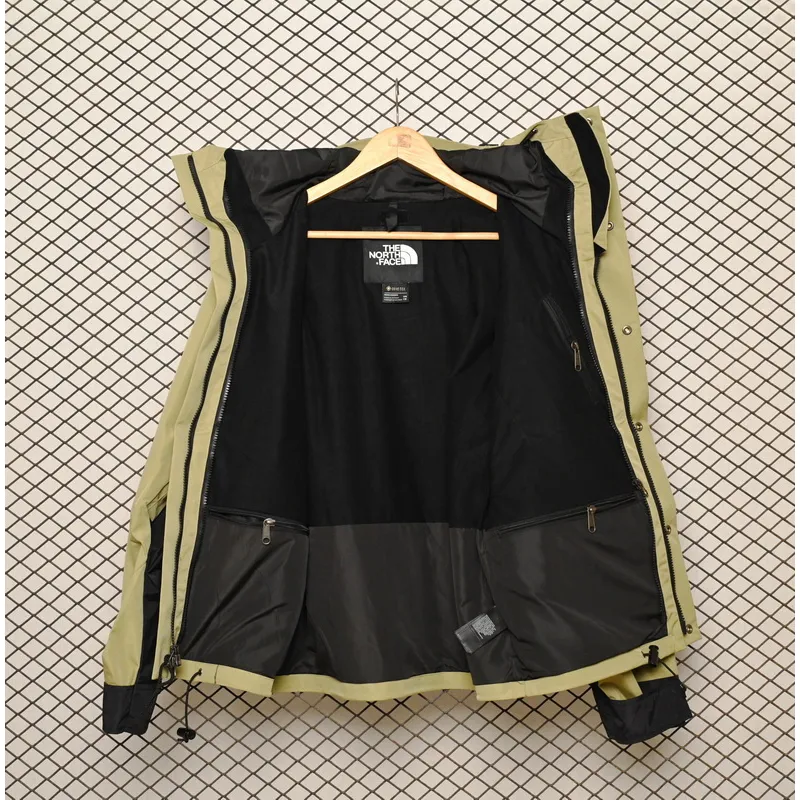  The North Face Black and Mustard Green Jackets