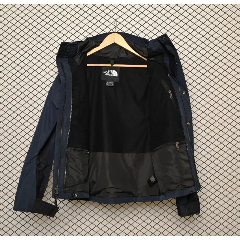  The North Face Black and Navy Blue Jackets