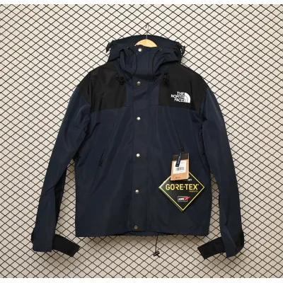  The North Face Black and Navy Blue Jackets 01