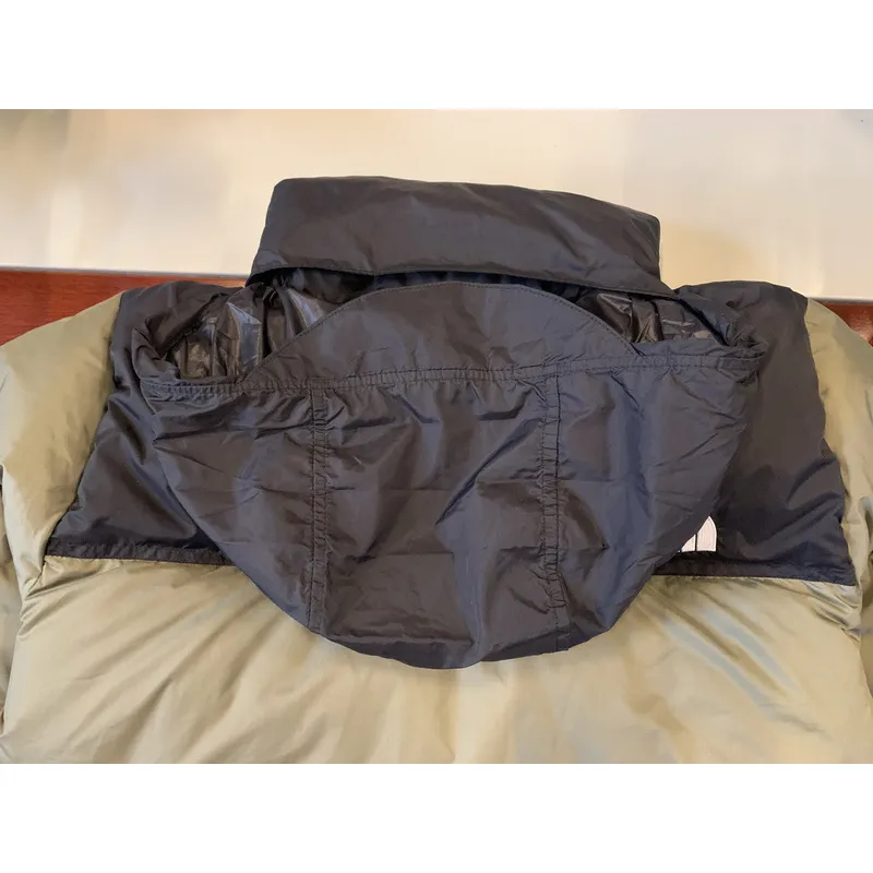  The North Face Mosaic Green Down Jacket