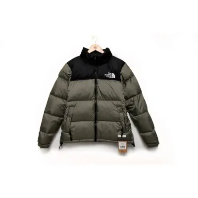  The North Face Mosaic Green Down Jacket 01