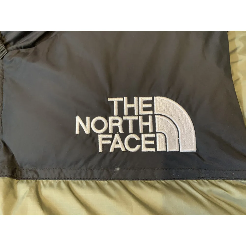  The North Face Mosaic Green Down Jacket