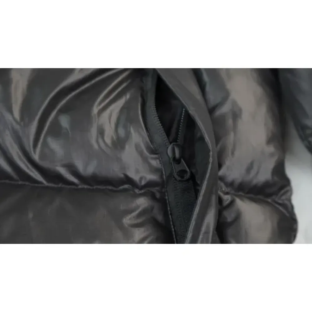  The North Face Splicing Black Down Jacket