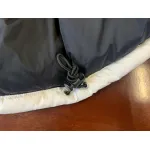 The North Face Splicing White And Black Down Jacket