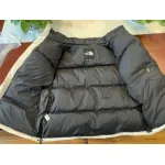  The North Face Splicing White And Black Down Jacket