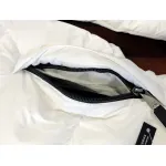  The North Face Splicing White And Black Down Jacket