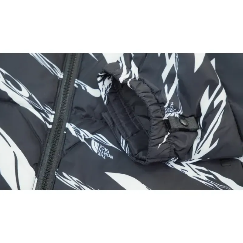  The North Face Splicing White And Black Zebra