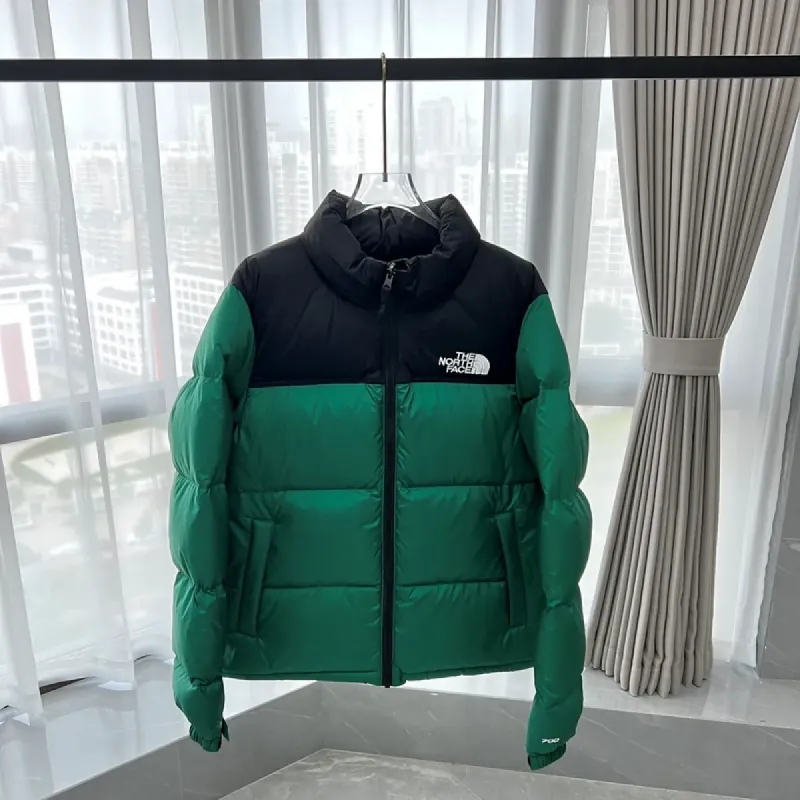  The North Face Splicing White And Green
