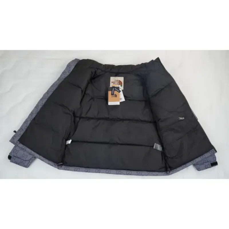  The North Face Splicing White And Grey
