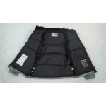 The North Face Splicing White And Grey Down Jacket