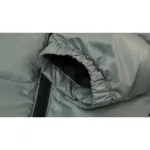  The North Face Splicing White And Grey Down Jacket