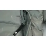  The North Face Splicing White And Grey Down Jacket