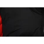  The North Face Splicing White And Red Down Jacket