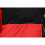  The North Face Splicing White And Red Down Jacket