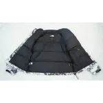  The North Face Splicing White And Snow Mountain