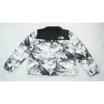  The North Face Splicing White And Snow Mountain