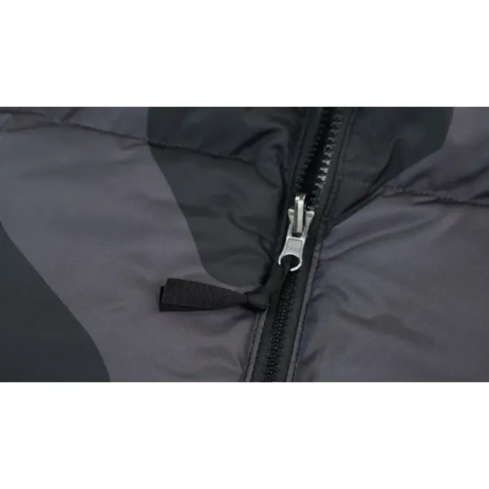  The North Face Splicing White And XX black Down Jacket