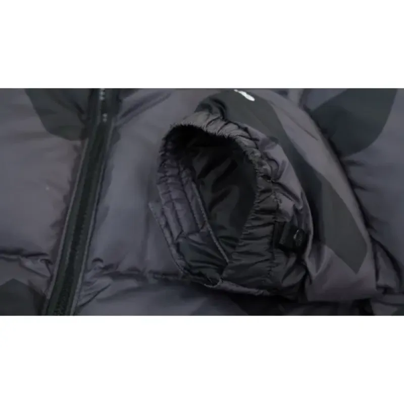  The North Face Splicing White And XX black Down Jacket