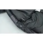  The North Face Splicing White And XX black Down Jacket