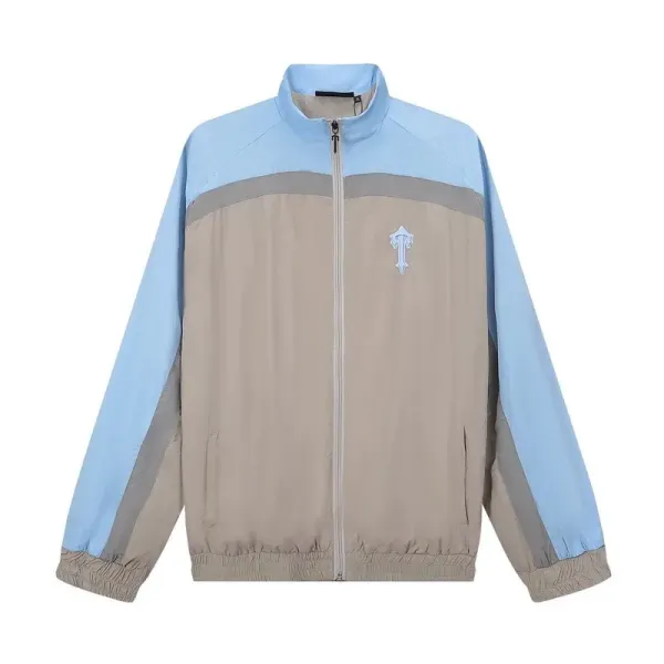  Trapstar splicing suit embroidered LOGO sports and leisure