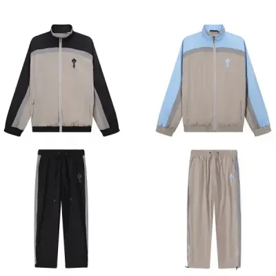  Trapstar splicing suit embroidered LOGO sports and leisure 01