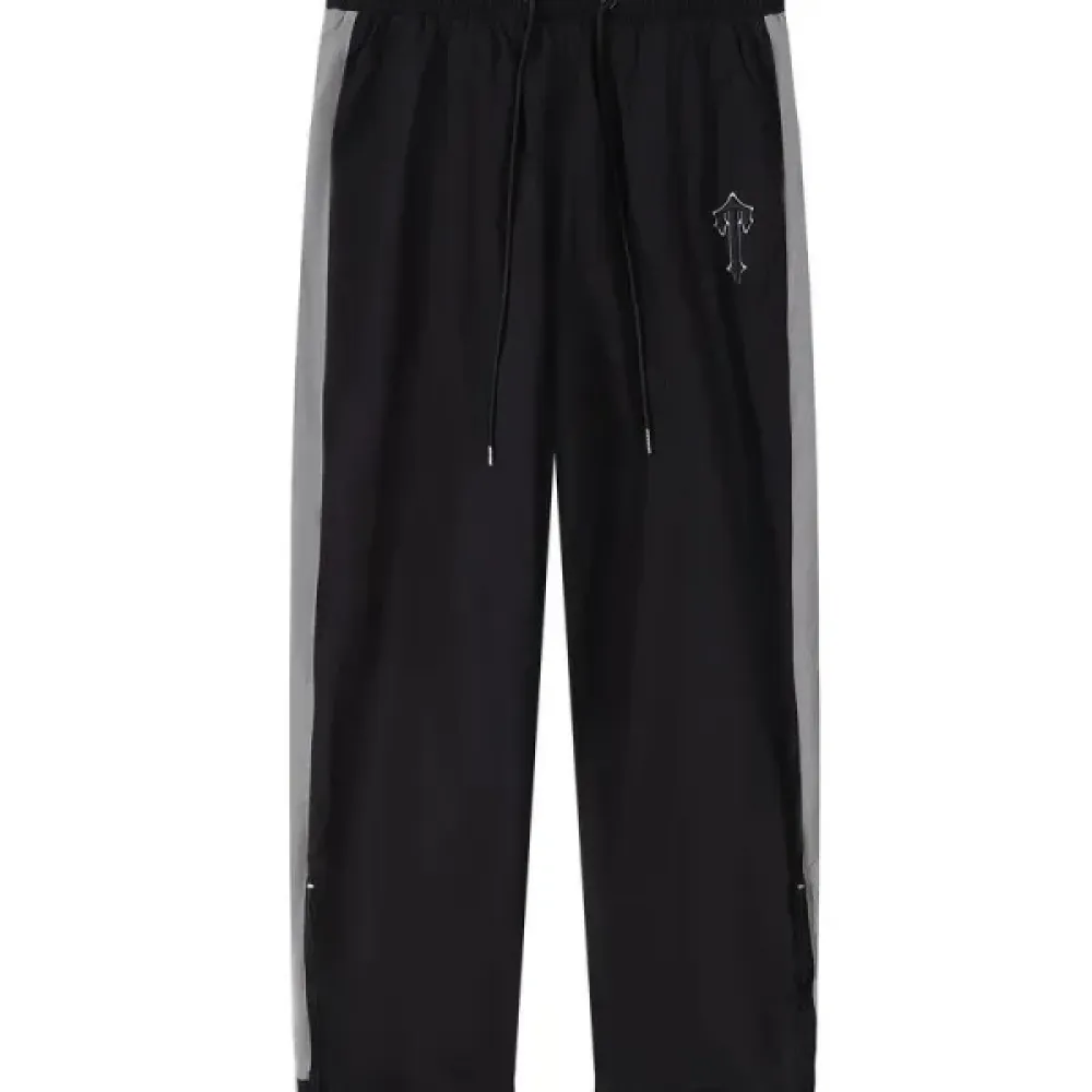  Trapstar splicing suit embroidered LOGO sports and leisure