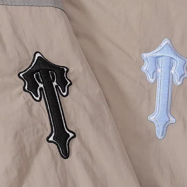  Trapstar splicing suit embroidered LOGO sports and leisure