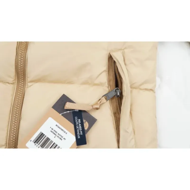 The North Face 1996 Splicing White And Wheat