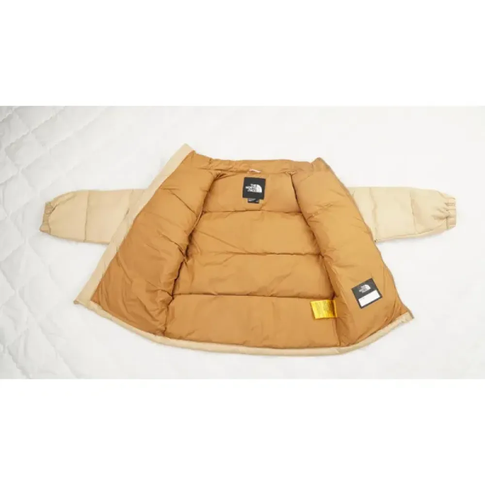 The North Face 1996 Splicing White And Wheat