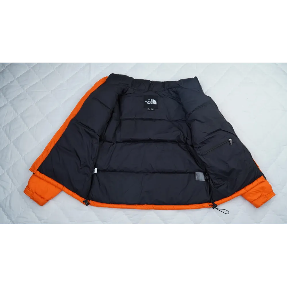 The North Face Black and Blackish Orange Down Jacket