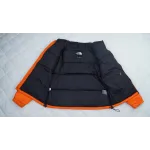 The North Face Black and Blackish Orange Down Jacket