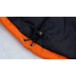 The North Face Black and Blackish Orange Down Jacket