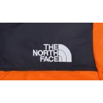 The North Face Black and Blackish Orange Down Jacket