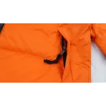 The North Face Black and Blackish Orange Down Jacket