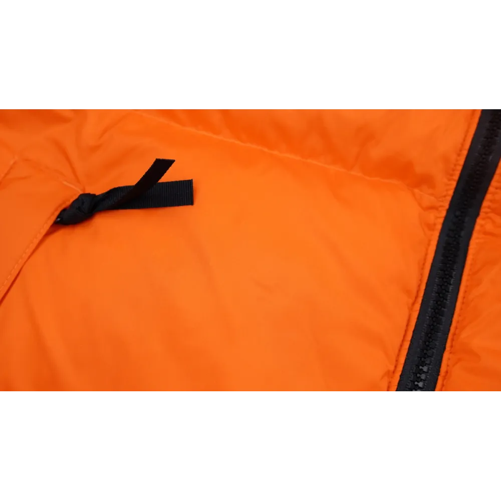 The North Face Black and Blackish Orange Down Jacket