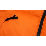 The North Face Black and Blackish Orange Down Jacket