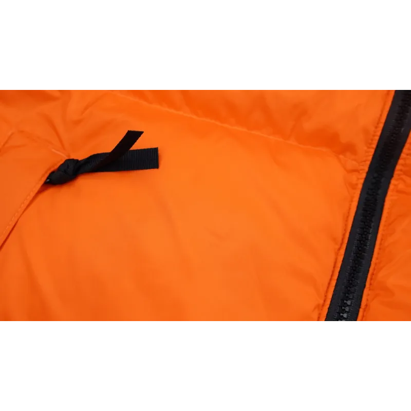 The North Face Black and Blackish Orange Down Jacket