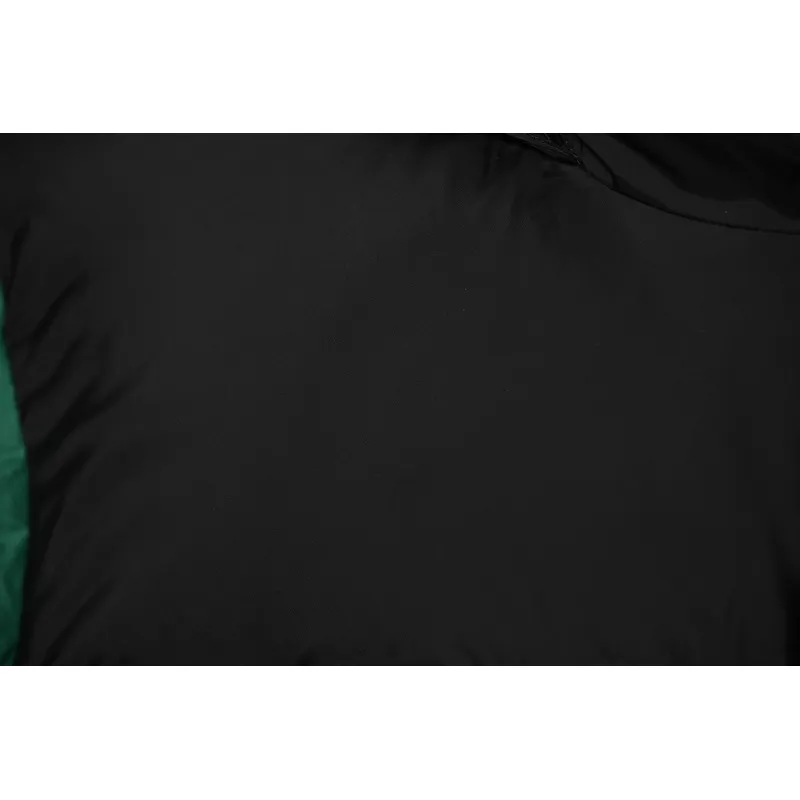 The North Face Splicing White And Green Down Jacket