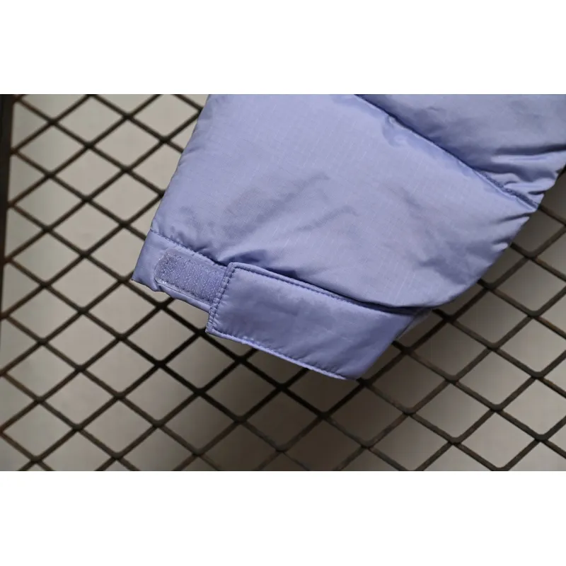 The North Face Splicing White And Lavender Color Down Jacket
