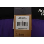 The North Face Splicing White And Pur Ple Down Jacket