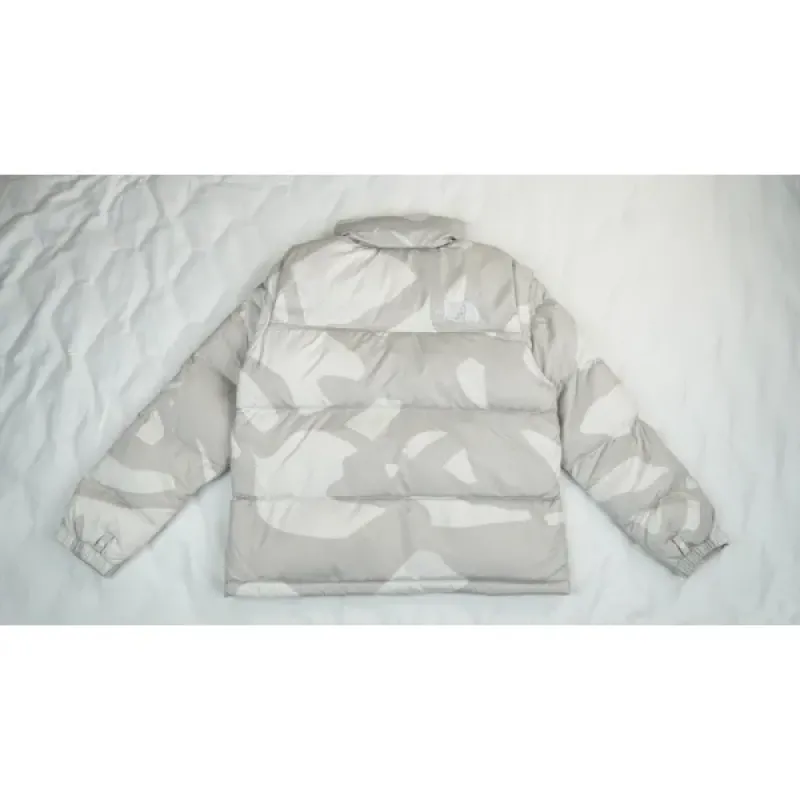 The North Face Splicing White And XX white Down Jacket