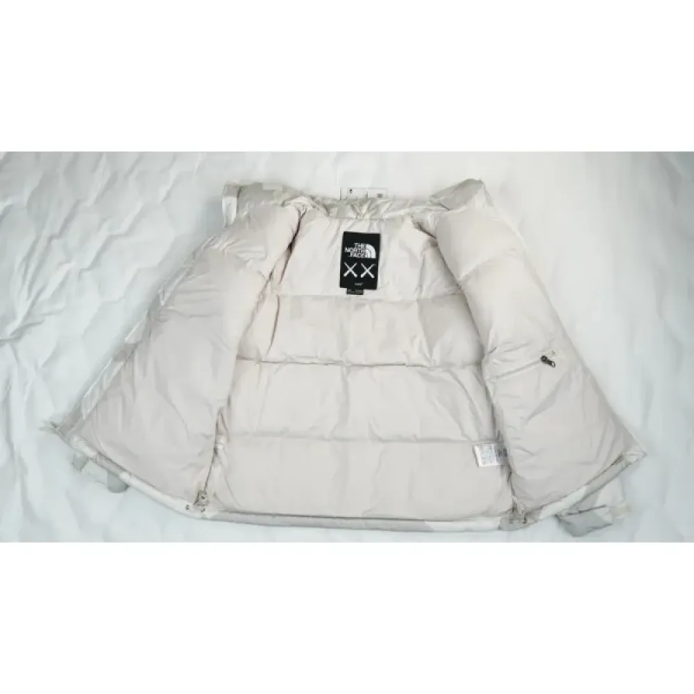 The North Face Splicing White And XX white Down Jacket