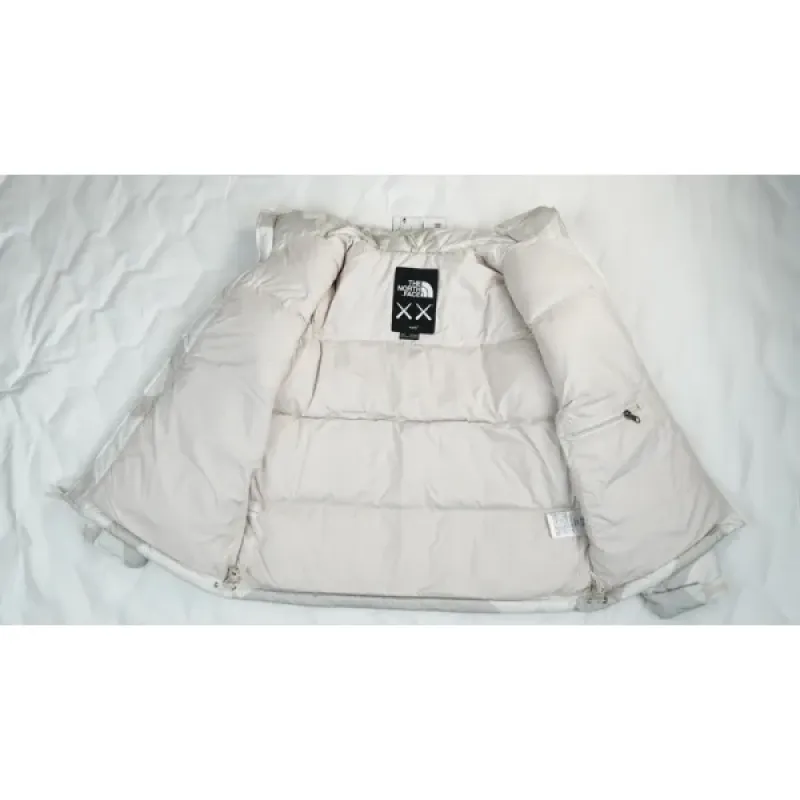 The North Face Splicing White And XX white Down Jacket