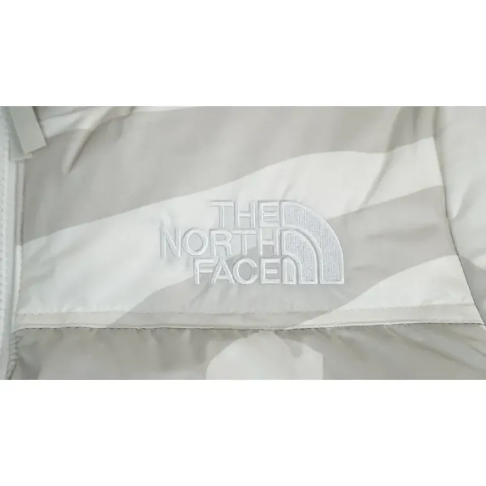 The North Face Splicing White And XX white Down Jacket
