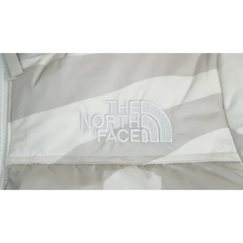 The North Face Splicing White And XX white Down Jacket