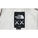 The North Face Splicing White And XX white Down Jacket