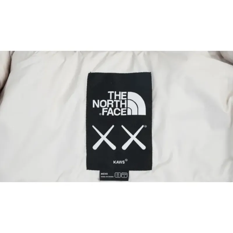 The North Face Splicing White And XX white Down Jacket