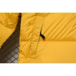 The North Face Splicing White And Yellow Down Jacket